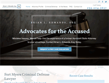 Tablet Screenshot of fortmyerscriminallawfirm.com